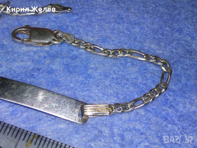 ПРЕКРАСНА ИТАЛИАНСКА СРЕБЪРНА ГРИВНА СРЕБРО 925 ITALY с БЯЛА ПОЗЛАТА 43202, снимка 14 - Гривни - 44692775