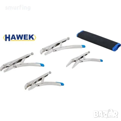 Комплект клещи чираци 4 части HAWEK, снимка 4 - Клещи - 49983359