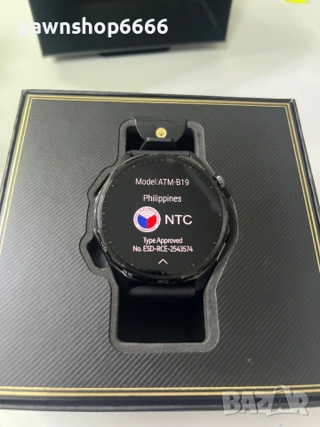 Смарт часовник HUAWEI WATCH GT 6 Black ATM-B19F Black Fluoroelastomer Strap 46 MM, GPS, ПУЛСОМЕР, SP