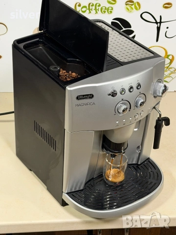 Кафемашина кафе автомат delonghi magnifica с гаранция, снимка 4 - Кафемашини - 53171123