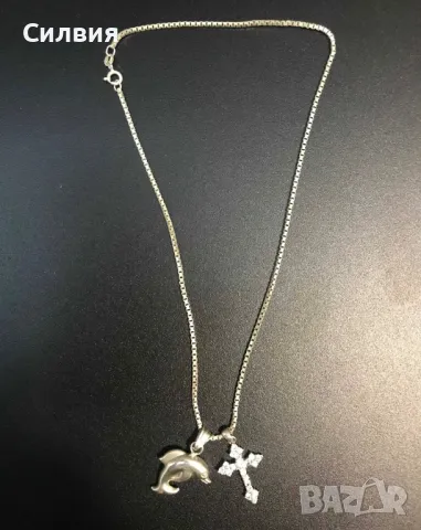 Дамско сребърно колие 