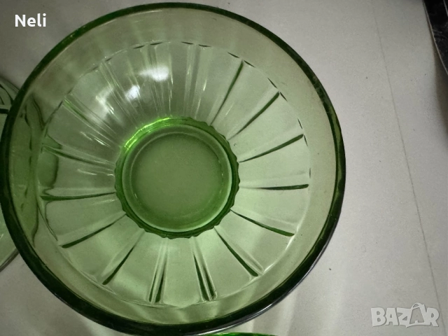 Винтидж стъклени купички, снимка 4 - Други - 51768249