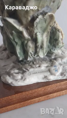 Статуетка Сова Capodimonte, снимка 6 - Статуетки - 48361358