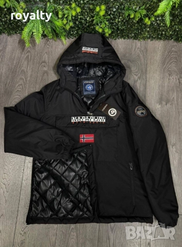 Napapijri Мъжко Черно Яке Ветровка 5 Бр., снимка 4 - Якета - 52845384