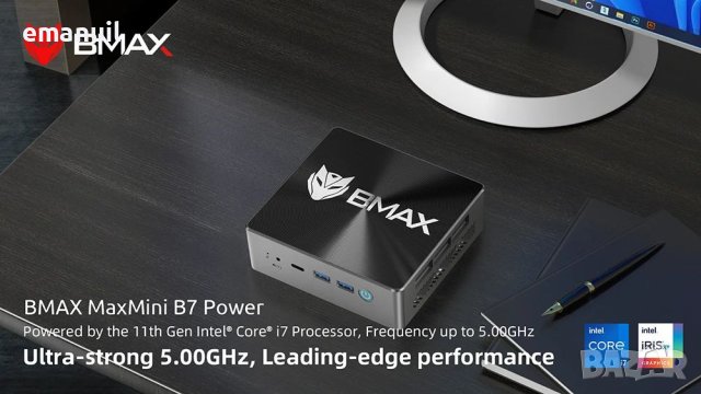 BMAX B3 B6 B7 Mini PC Intel i3 i5 i7 2.9-5GHz 16GB DDR4 512-1TGB SSD, снимка 16 - Геймърски - 41325188