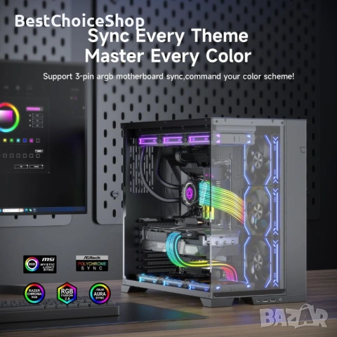 Sirlyr PC ARGB кабели 2 x 8 пинови удължителни кабели за захранване на графична карта, снимка 10 - Кабели и адаптери - 53398232