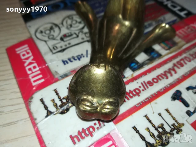 ЖАБА-11СМ-МЕД/МЕСИНГ 1506250902, снимка 16 - Антикварни и старинни предмети - 50669953