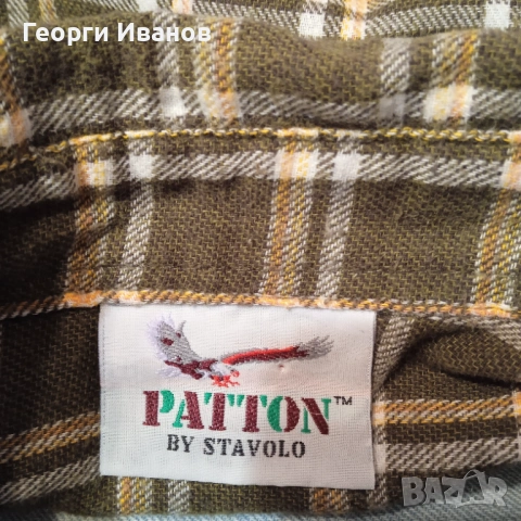 PATTON XXL MADE IN ITALY plaid hiking shirt ловно-туристическа риза, снимка 10 - Ризи - 53373054