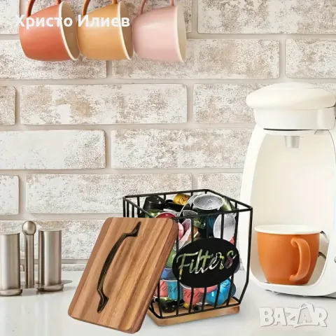 Метална поставка за кафе капсули Органайзер Стойка за съхранение, снимка 9 - Други стоки за дома - 50285859