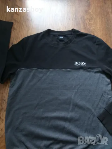 hugo boss tracksuit sweatshirt - страхотна мъжка блуза КАТО НОВА М, снимка 3 - Блузи - 47346802