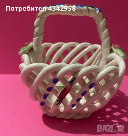 Порцеланови кошници от испански Порцелан.1960г., снимка 4 - Антикварни и старинни предмети - 52514378