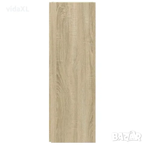 vidaXL Ъглов шкаф, дъб сонома, 33x33x100 см, инженерно дърво, снимка 5 - Шкафове - 56147858