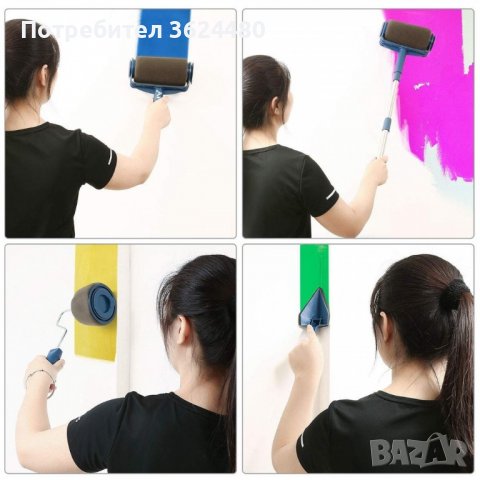 Комплект валяци за боядисване с резервоар и удължител, снимка 16 - Други инструменти - 40158088