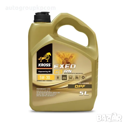 KROSS - СИНТЕТИЧНО ДВИГАТЕЛНО МАСЛО ЗА RENAULT, OPEL 5W30 - 5л