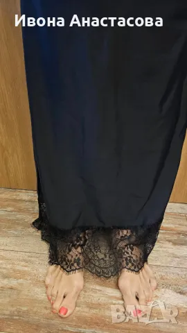 СЕКСИ ЧЕРНА РОКЛЯ ДАНТЕЛА, снимка 5 - Рокли - 48107087