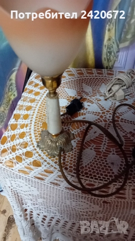 ретро  лампа  барок, снимка 6 - Настолни лампи - 52668136