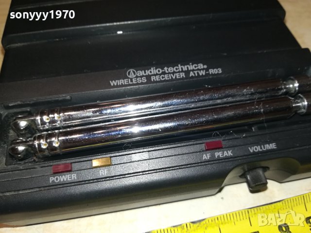 AUDIO-TECHNICA MODEL ATW-R03 MADE IN JAPAN 2506231037, снимка 9 - Ресийвъри, усилватели, смесителни пултове - 41346646