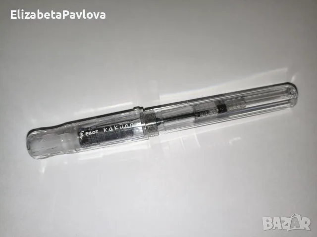 Писалка Pilot Kakuno <M> Прозрачна + Конвертор за мастило