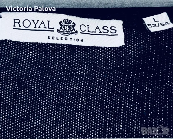 Блуза/пуловер ROYAL CLASS SELECTION  кашмир и коприна, снимка 3 - Пуловери - 47441527