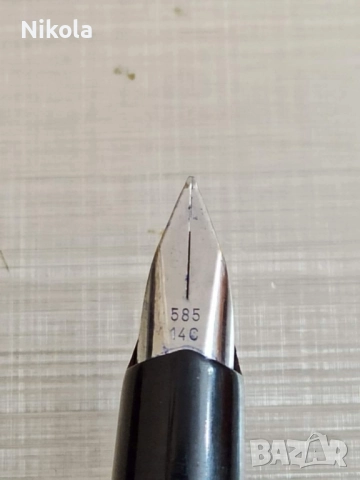 Писалака Pelikan 21 Silvexa Germanyв запазен вид писец-бяло злато 585 -14 карата ., снимка 8 - Антикварни и старинни предмети - 52011623