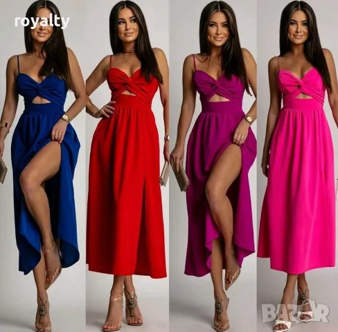 Дълга дамска рокля Различни цветове 