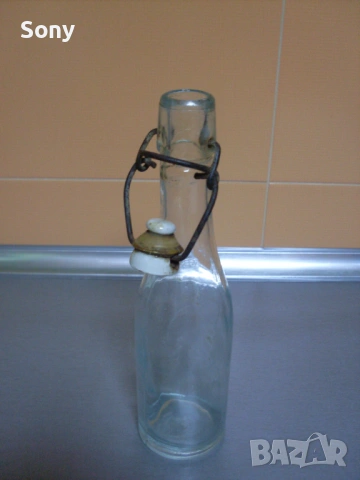 Старо колекционерско лимонадено шише., снимка 3 - Антикварни и старинни предмети - 53665215