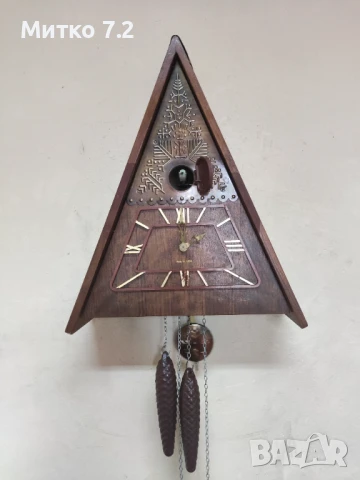 Стар часовник  кукувица, снимка 2 - Антикварни и старинни предмети - 50481065