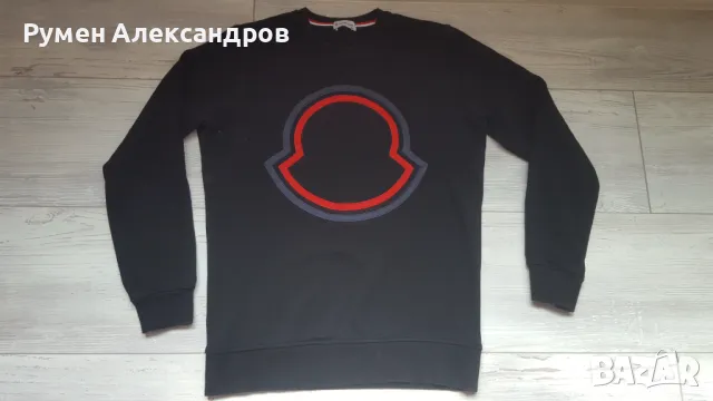 Мъжка черна блуза - суитшърт MONCLER размер M