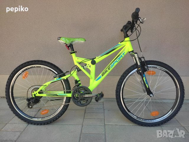 Продавам колела внос от Германия  юношески велосипед PARALAX SPORT 24цола преден и заден амортисьор