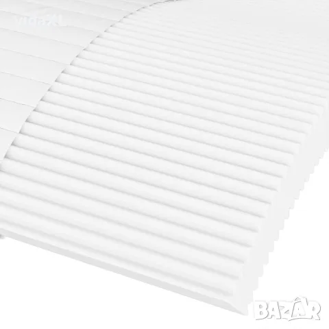 vidaXL Канапе с матрак, тъмнозелено, 100x200 см, кадифе, снимка 9 - Спални и легла - 56146788