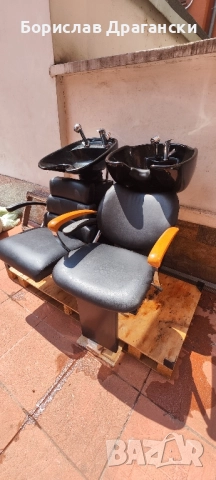 Продавам измивна колона 2 бр. за фризьорски салон, снимка 2 - Фризьорски столове - 51967578