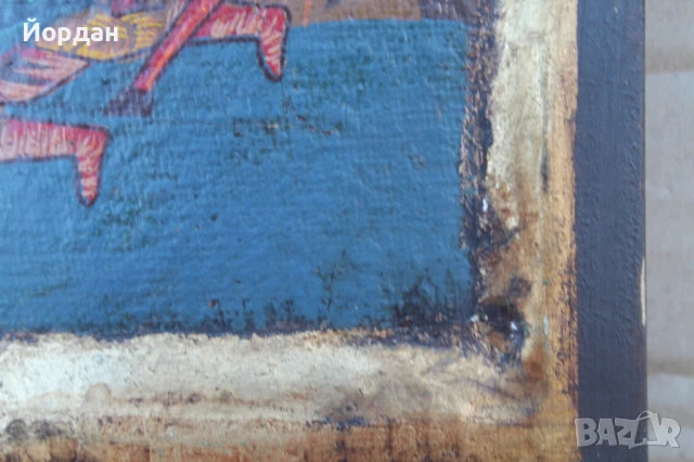 Стара икона св.Димитър , снимка 7 - Антикварни и старинни предмети - 51392917