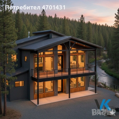 Къщи с метална конструкция, сглобяеми къщи, снимка 4 - Ремонти на къщи - 53029499