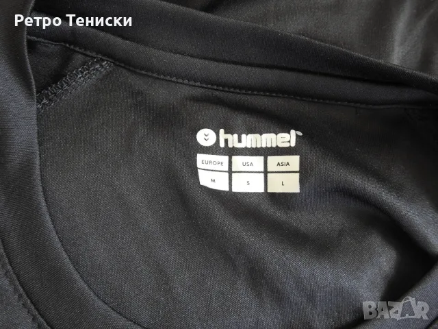 Тениска Jammerbugt — Гостуващ Hummel — Мъже размер M Черно, снимка 3 - Тениски - 56319280