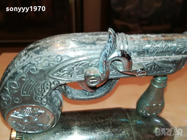 ретро пистолет-запалка внос от гърция 2408211137, снимка 3 - Антикварни и старинни предмети - 33905594