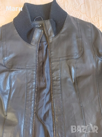 дамска кожено яке, снимка 2 - Якета - 51803348