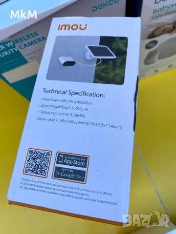 IP IMOU Cell Go: Вашата  Сигурност и Мобилност с Голяма Батерия и AI Разпознаване , соларна камера , снимка 5 - Други - 47694990