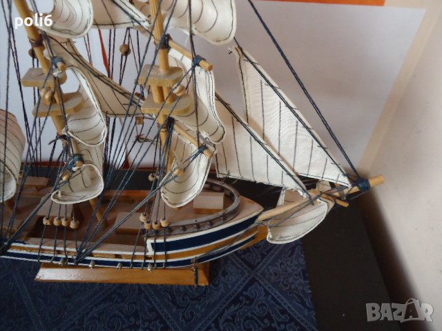 модел на ветроходен кораб, снимка 6 - Колекции - 42292699