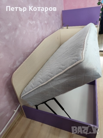 Легло за матрак 90/190 + ракла, снимка 4 - Спални и легла - 51870630