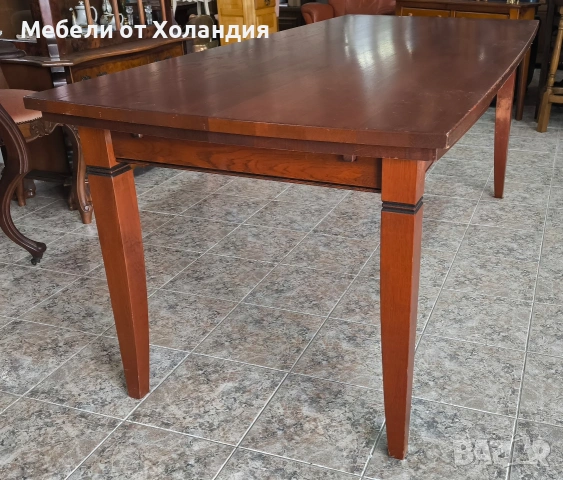 Голяма разтегателна трапезна маса от дъб, снимка 5 - Маси - 53201601