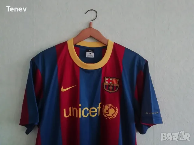 Barcelona Puyol Nike 2010-2011 оригинална тениска фланелка Барселона Карлес Пуйол, снимка 4 - Тениски - 40173797