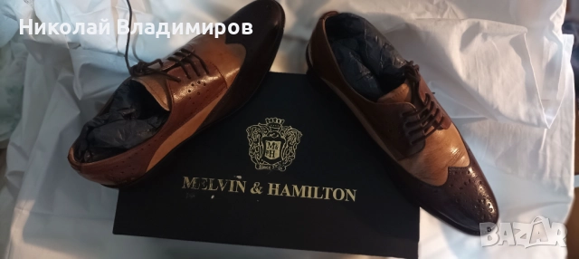 Обувки нови официални Melvin Hamilton мъжки 39 номер