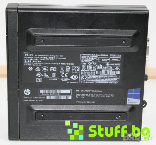 Компютър HP ELITEDESK 800 G2 Desktop Mini - Отлична цена, снимка 5 - Работни компютри - 44276914