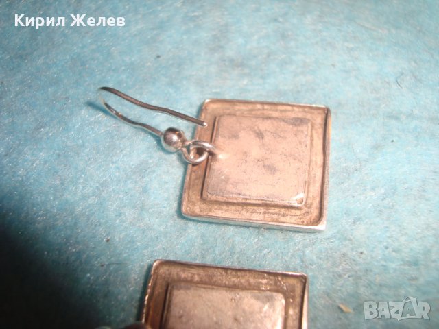 СРЕБЪРНИ АРТ ОБЕЦИ ОКСИДИРАНО КОВАНО СРЕБРО 925 СТАРА РЪЧНА ЮВЕЛИРНА ИЗРАБОТКА 25714, снимка 15 - Обеци - 35783998