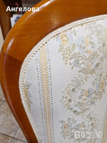 Старинно кресло за дневна, снимка 2 - Дивани и мека мебел - 52955569