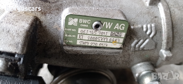 Турбина Seat Altea 1.8 TFSI-06J 145 701J-5303 970 0123 - 450лв, снимка 3 - Части - 36056074