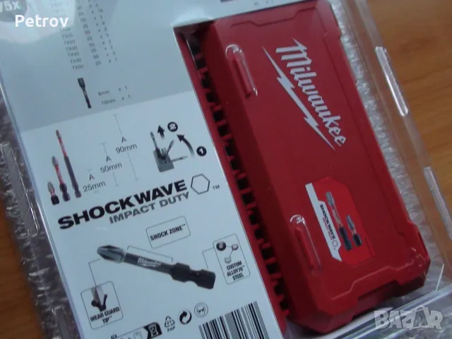 Milwaukee - SHOCKWAVE - Impact Duty - 75 броя Комплект ЧИСТО НОВИ УДАРНИ Битове, Накрайници/GERMAN, снимка 12 - Винтоверти - 44704778