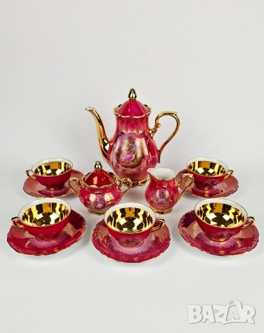 Сервиз за кафе за 5 човека - Tirschenreuth, 40-те години