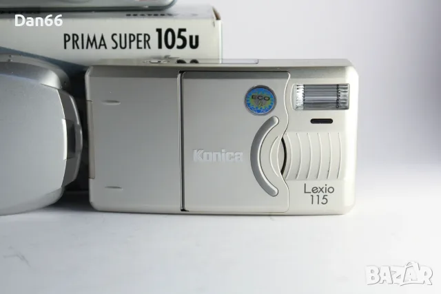 омпактни 35мм Point&Shoot фотоапарати - Canon Prima Super 105U, Canon Prima Wide 90,Konica Lexio 115, снимка 2 - Фотоапарати - 55920909