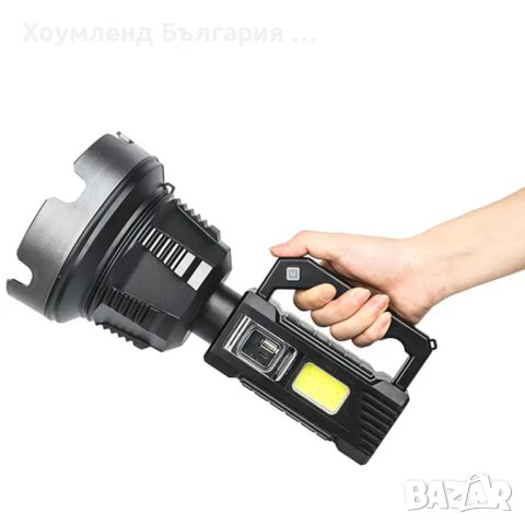 Мощен фенер със стойка и 300 метра обхват, снимка 7 - Друга електроника - 42085166